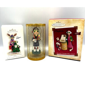 Maxine Hallmark Keepsake Ornament- Lot of 3 Christmas, Nutcracker, Humor Vintage